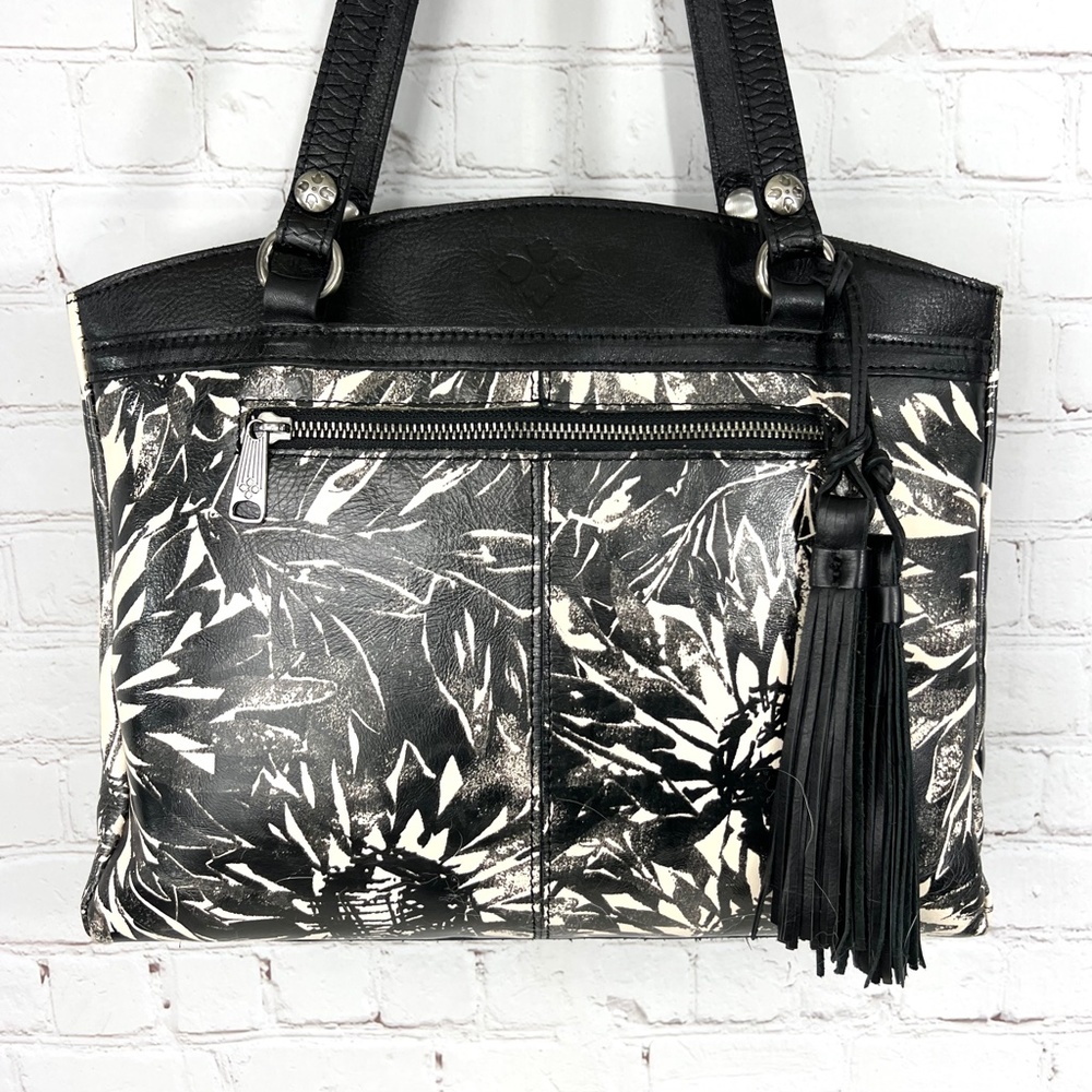 Patricia Nash  Black and White Floral Women's Bag